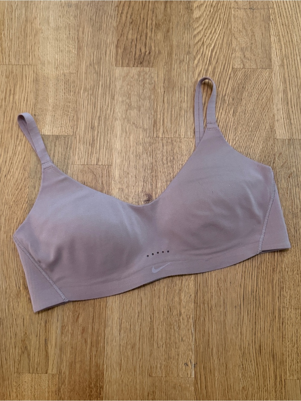Nike SMALL Nude Alate Minimalist Sports Bra A-C Cup